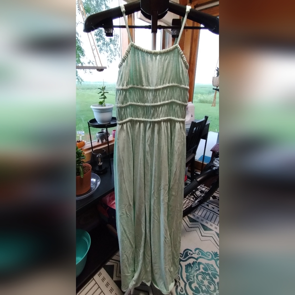 NWT American Eagle Size Small Blue Maxi Dress